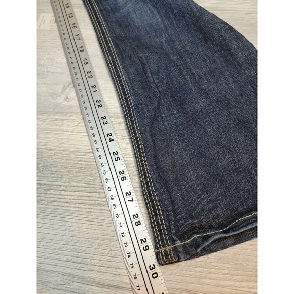 ROCK & REPUBLIC for Express Boot Cut Jeans Size 29 (MEASURE 32X30) - Picture 5 of 9